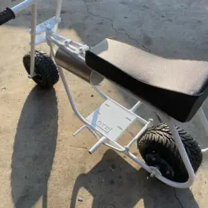 Glossy White Minibike Roller